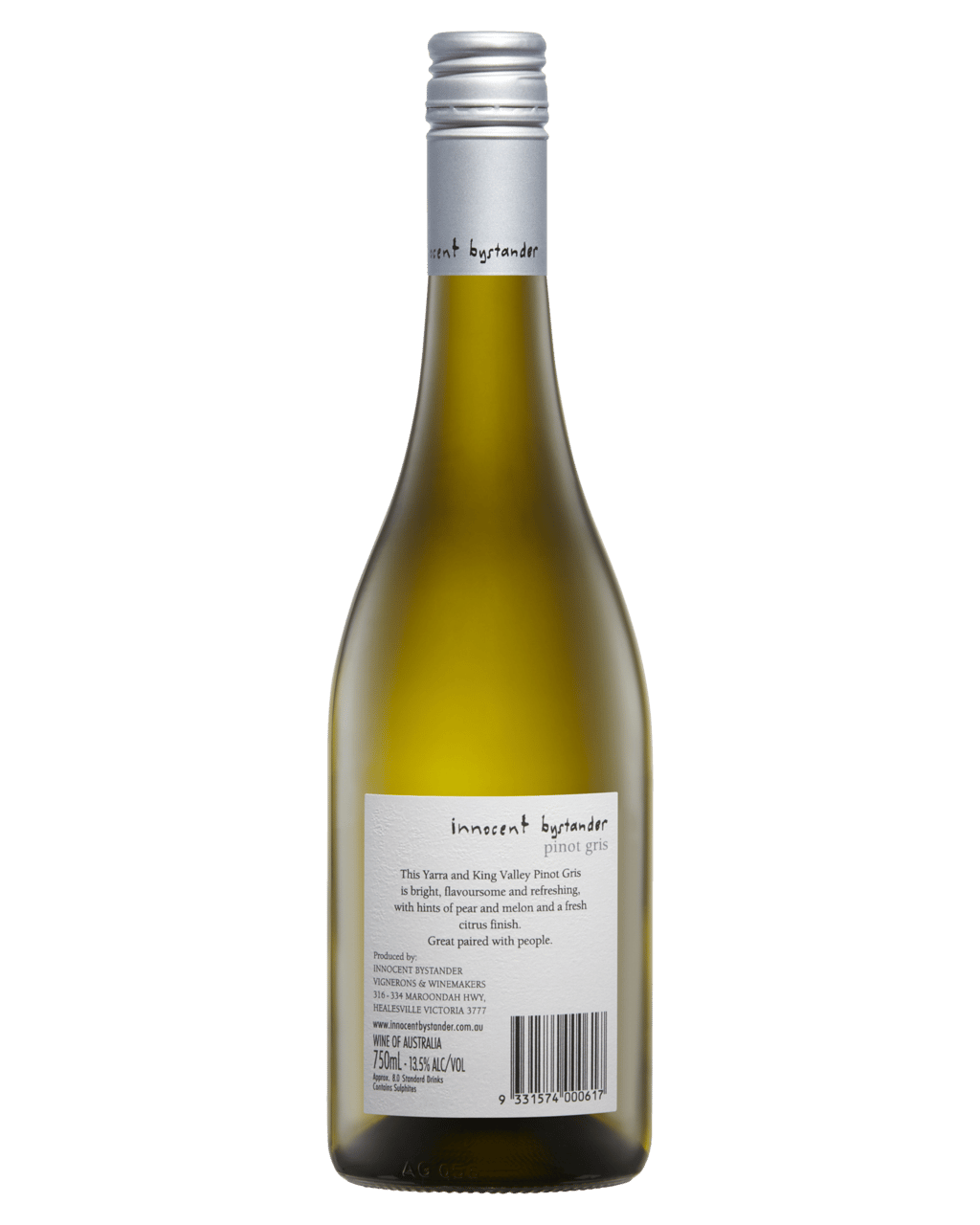 Buy Innocent Bystander Pinot Gris Online (Low Prices) From Dan Murphy's