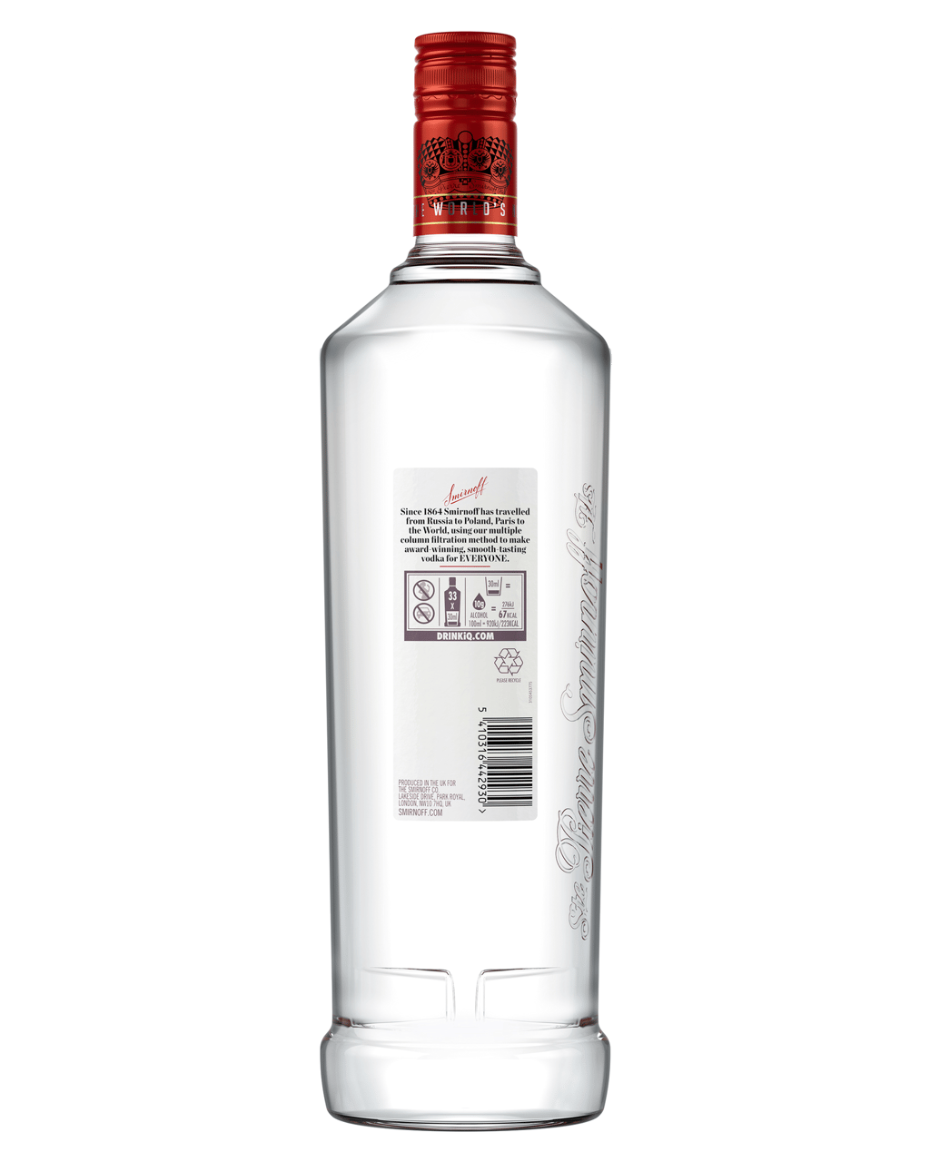 Buy Smirnoff Red Label Vodka 1l Online (Lowest Price Guarantee): Best ...