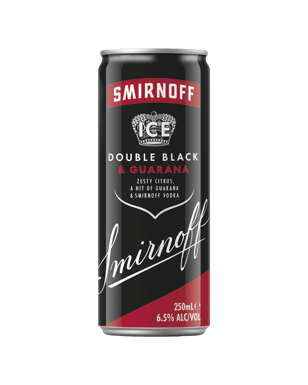 Ice Double Black Guarana Can 250mL