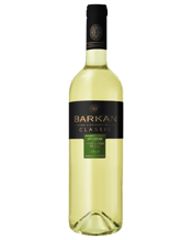  Barkan Classic Sauvignon<br>Blanc  750mL Sauvignon Blanc is famous for zesty white wines from France's Loire Valley or from New Zealand. Grown in Israel's Adulam region, it yields intensely aromatic, vibrant wines. This Sauvignon Blanc has a pale light colour with typical aromas of passionfruit and green apples, tinged with pleasant herbal notes. Its crisp finish and fine balance make it the ideal accompaniment to fish such as flounder and bass.