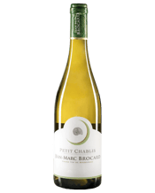  Jean-marc Brocard Petit<br>Chablis  750ML From one of the largest and most important estates of Chablis comes this delightful Petit Chablis. A wine to rival many AOC Chablis at a higher price, it is produced from 100% chardonnay and is unoaked. The wine displays a yellow colour with green reflection, lime notes, grapefruit and passion fruit flavours. It is characteristically energetic with good persistence and mouthwatering freshness.