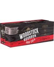  Woodstock Bourbon & Cola<br>4.8% Cans 10 Pack... 375ML Woodstock 4.8% is a premix of smooth Kentucky Bourbon and cola. The 100 per cent Kentucky Bourbon has been distilled and left to mature in American Oak barrels before being mixed with cola.