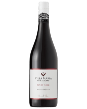  Villa Maria Private Bin<br>Pinot Noir  750ML The nose of this classy New Zealand Pinot from Villa Maria offers a rich fruit with subtle oak and some earthy notes. The cherry plum and berry flavours are enhanced by spicy savoury characters and fine tannins.