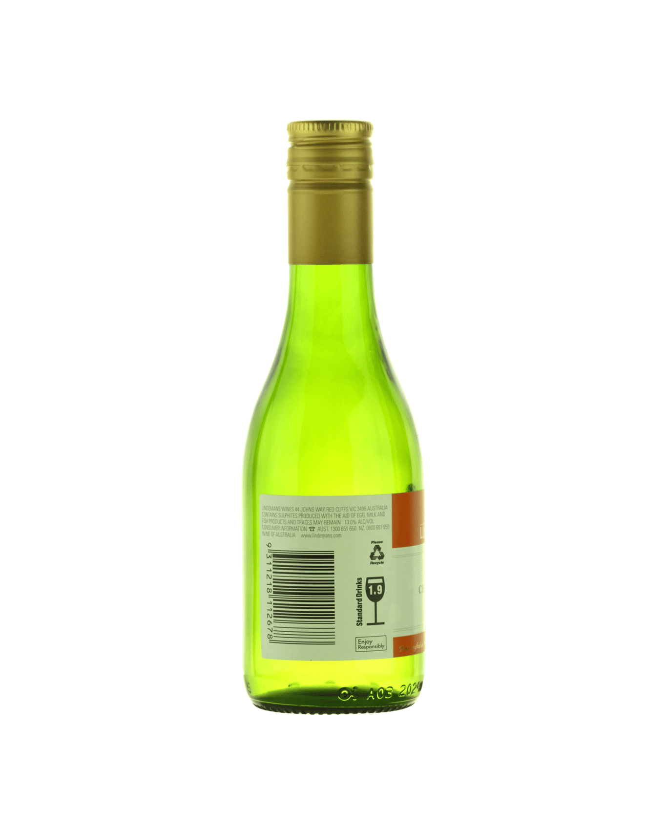 Buy Lindeman's Bin 65 Chardonnay 187ml Online (Lowest Price Guarantee