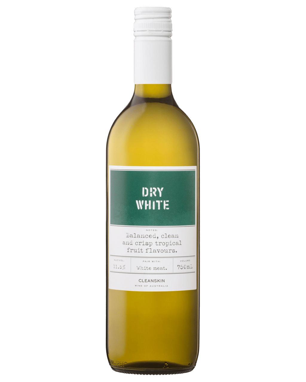 Very dry white wine