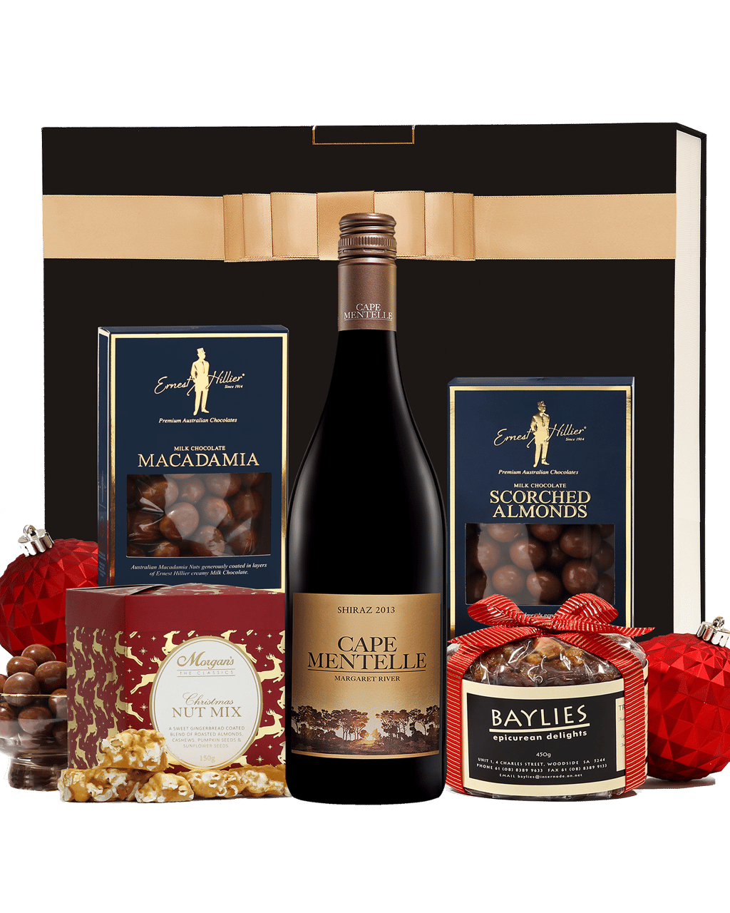 Buy The Hamper Emporium Cape Mentelle Shiraz & Christmas Cake Hamper ...