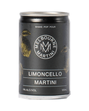  Melbourne Martini Limoncello<br>Martini Cans 250ml... 250ML Our Limoncello Martini blends zesty lemon liqueur with smooth vodka and a touch of sweetness, creating a refreshing and sophisticated sip.