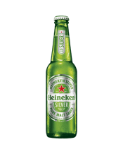Heineken Lager Silver Bottles