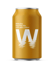  White Bay Brewing Hazy Pale<br>Ale Cans 375ml  375ML Indulge in the crisp, refreshing flavors of our White Bay Hazy Pale Ale. This light and easy-drinking beer is perfect for a sunny day or a casual gathering.