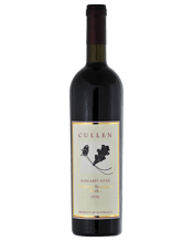  Cullen Cabernet Merlot 1996  750mL Cullen's iconic Cabernet Merlot has always a been a prime candidate for aging. This 1996 is a perfect example. Strong and rich black berry characters, with a touch of pepper and violets. Great depth of flavour, with the delicious Merlot filling out the middle palate and thus complimenting the clean and classical Cabernet component of the wine. The wine is tied together perfectly by the soft tannins and given structure by the good oak.