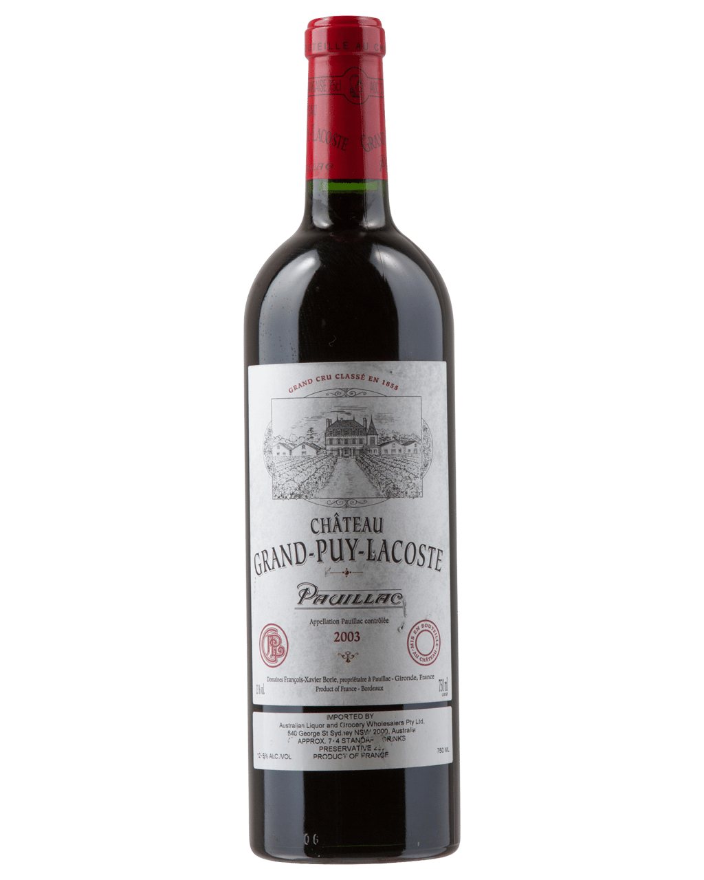Dominerende forfader tynd Buy Château Grand-puy-lacoste Pauillac 2003 Online or Near You in Australia  [with Same Day Delivery* & Best Offers] - Dan Murphy's