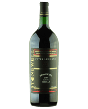  Peter Lehmann Stonewell<br>Shiraz 1989 Magnum... 1.5L Healthy brick-red in colour; a fragrant and enticing, spotlessly clean bouquet leads into a delicious palate; a medium-bodied wine at the peak of perfection, and outstanding for the vintage.