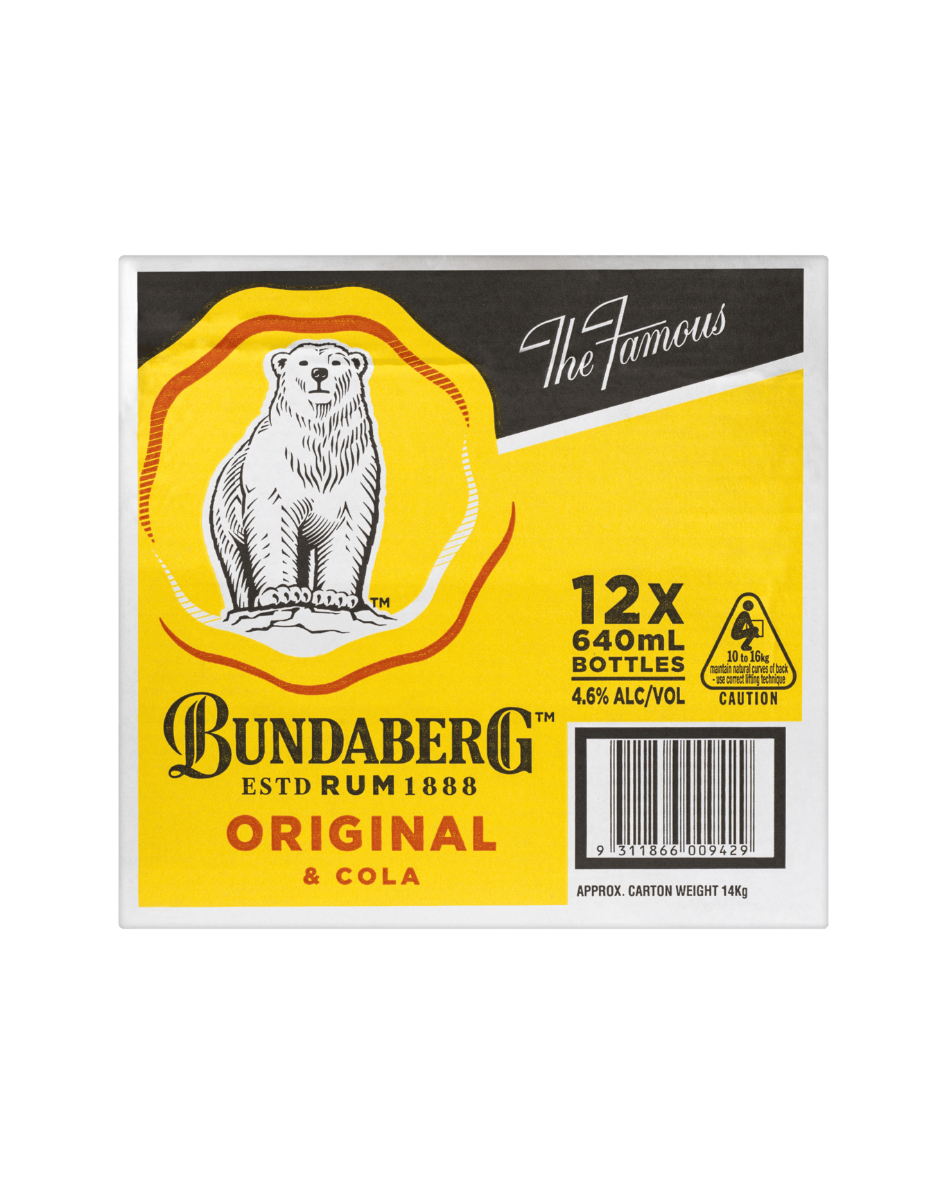 Buy Bundaberg Rum & Cola Bottle 640ml Online or Near You in Australia