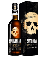   SMOKEHEAD ISLAY SINGLE MALT  &nbsp;40% 700mL  
 If you like your Scotch Whisky with big, vigorous and robust aromas and flavours of peat and smoke, Smokehead is your single malt. The flavour is fresh, fruity and immense, with notes of sherry, iodine, toffee, smoke and sea salt all fighting for recognition.&nbsp; 
