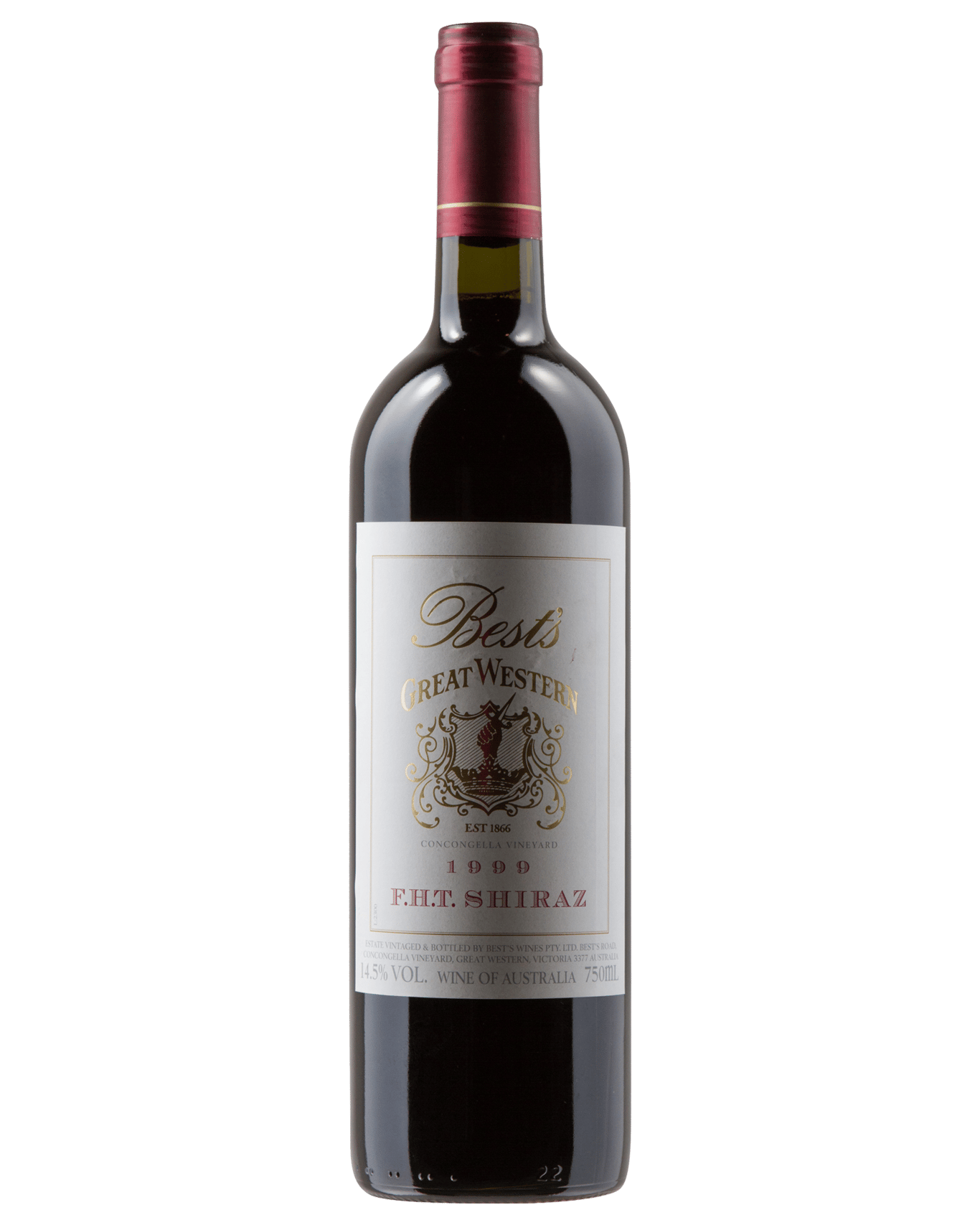 Buy Best's Great Western Fht Shiraz 1999 Online (Lowest Price Guarantee