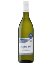  Mato Bay Marlborough<br>Sauvignon Blanc 1l  1L Mato Bay wines pay homage to the remarkable bays of the New Zealand coastline. With this and the classic crisp style of Marlborough Sauvignon Blanc in mind, their winemakers have produced a vibrant, tropical fruit flavoured wine truely representative of one of New Zealand's most picturesque regions.