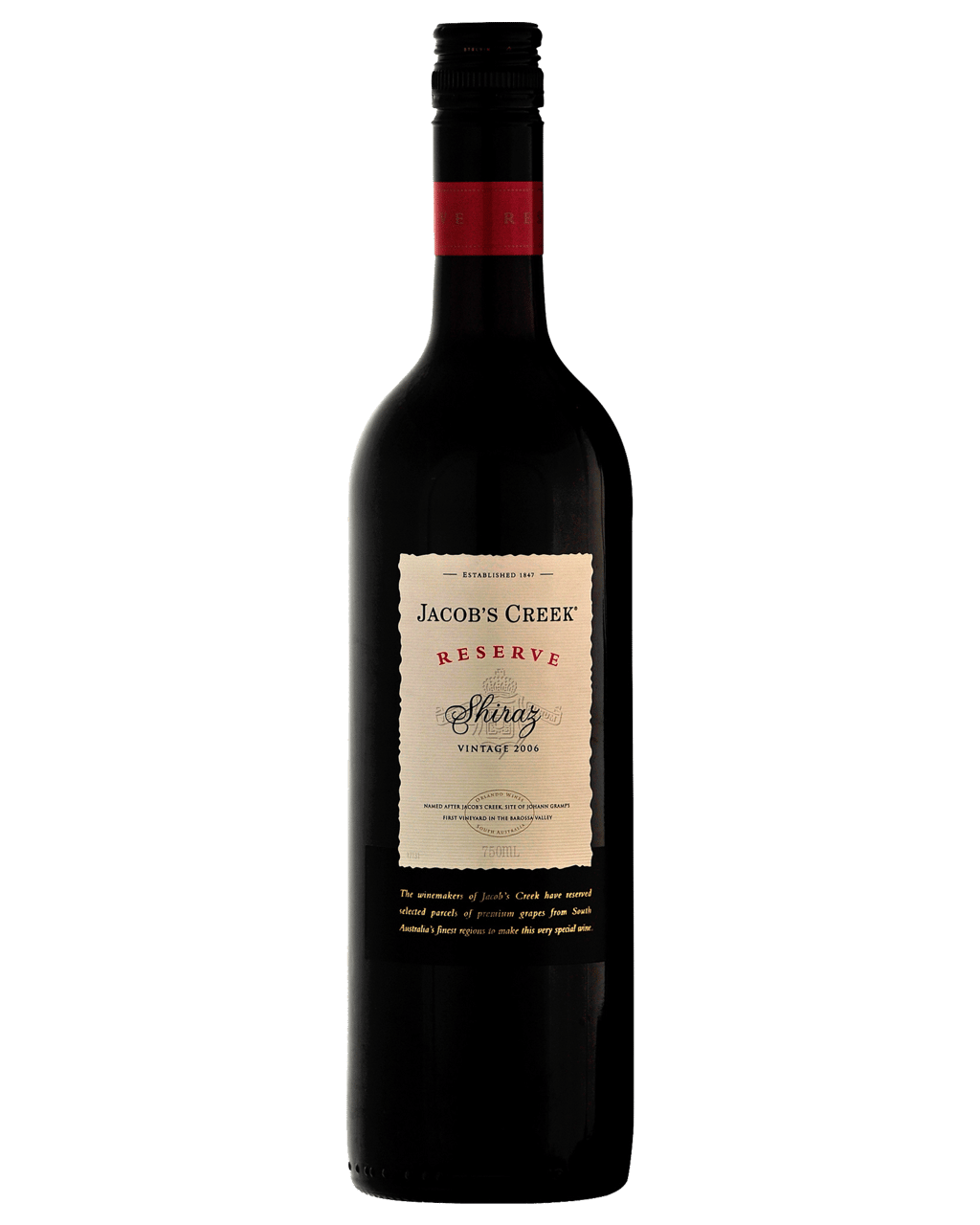 Buy Jacob's Creek Reserve Shiraz 2006 Online (Low Prices) from Dan Murphy's