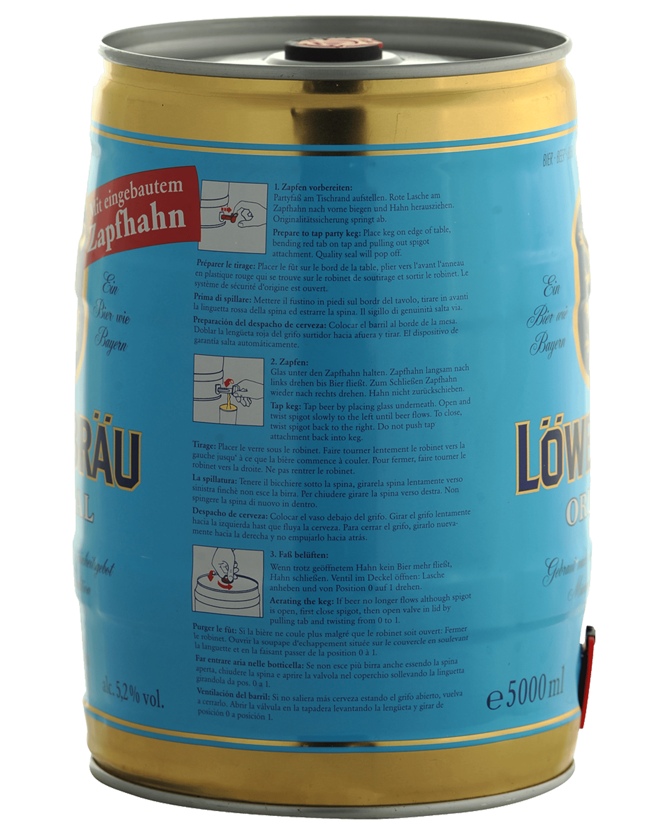 Buy Löwenbräu Original Beer Keg 5l Online (Lowest Price Guarantee