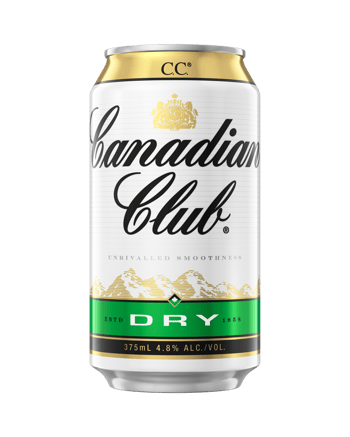Canadian Club Whisky & Zero Sugar Dry 10 Pack 375mL