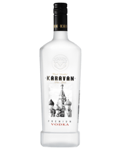 Karavan Premium Vodka 700ml  700mL Karavan is based on the original Vodka recipe favoured by the Russian Imperial Court. It is triple distilled from pure grain and blended with spring water from deep sandstone wells in the Vosges Mountains. A truly exceptional premium vodka for a great price.