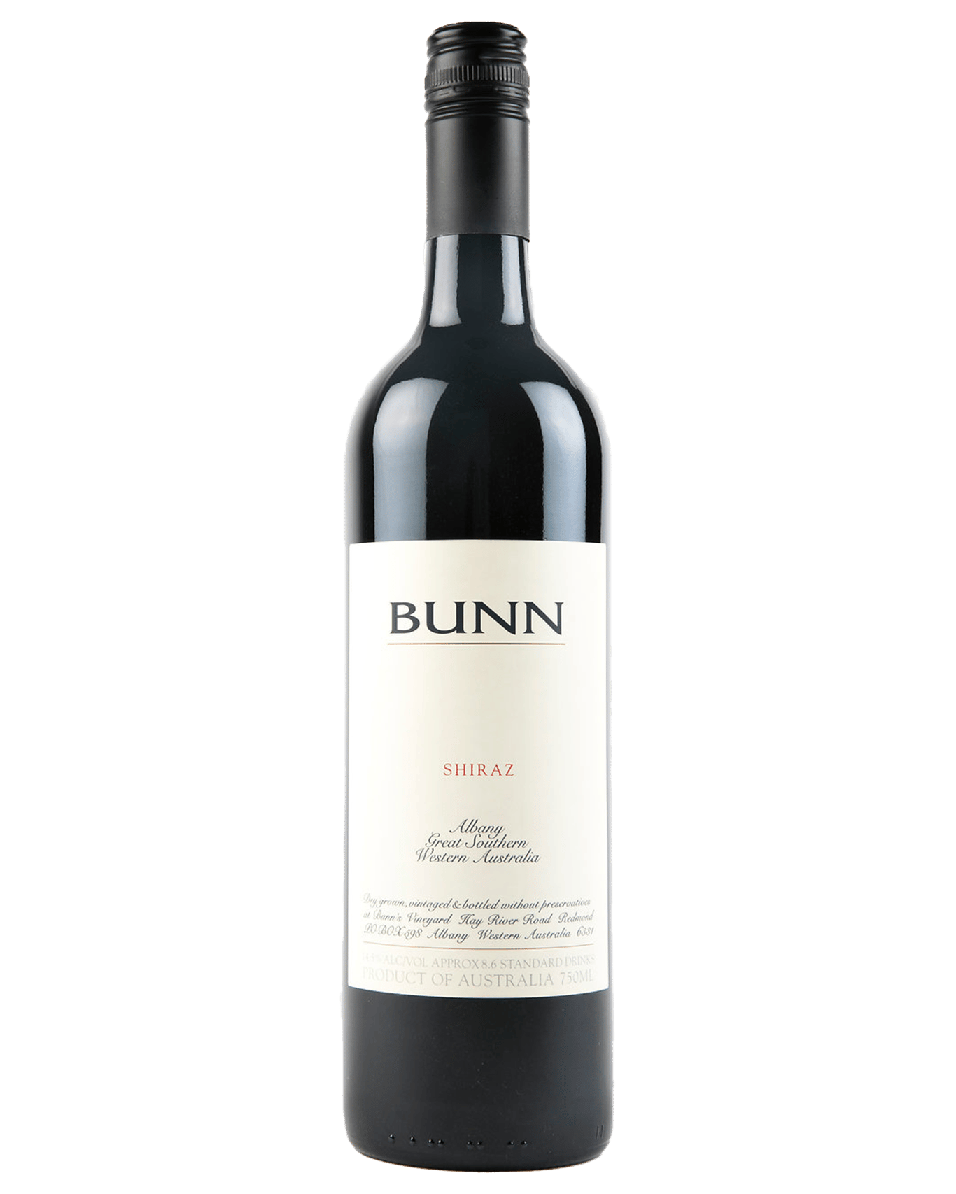 Buy Bunn Vineyard Shiraz Online (Lowest Price Guarantee) Best Deals