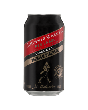 Red Label & Cola 6.5% Can 375mL