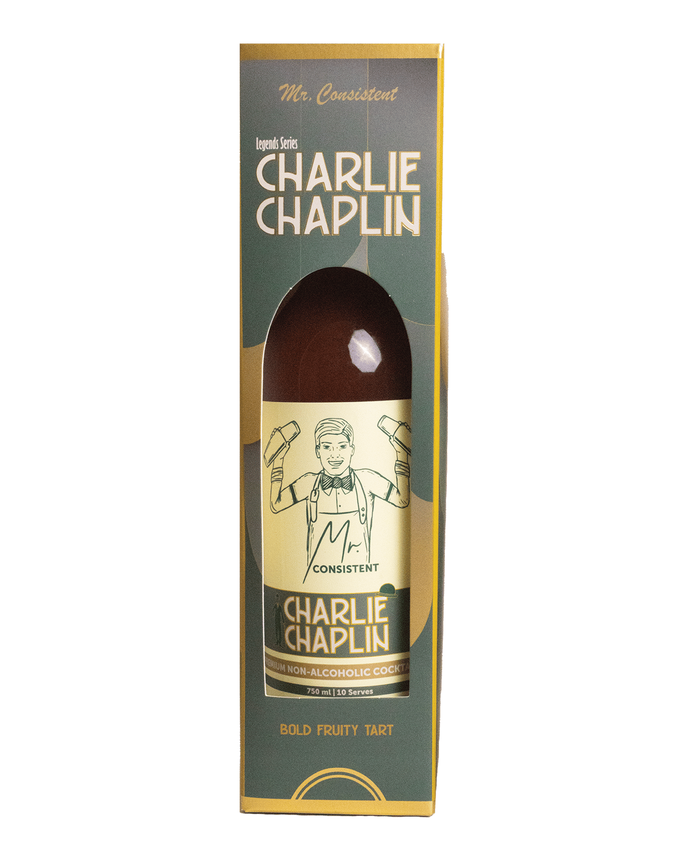 Mr Consistent Charlie Chaplin cocktail mixer
