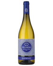  Illuminati Pecorino<br>Controguerra  750ML "The vineyards that produced this appealing wine are situated near Controguerra, Abruzzo, at 250 metres altitude, inland from the Adriatic coast, halfway up the boot of Italy. ;The pecorino grape is not widely known in Australia. It is believed to be a native of the Marche region. The name may derive from the fact that the grapes were grown in hilly country, the same country that sheep were raised - pecora means sheep in Italian.Pecorino wine is easy going, with straw colouring, displaying disti