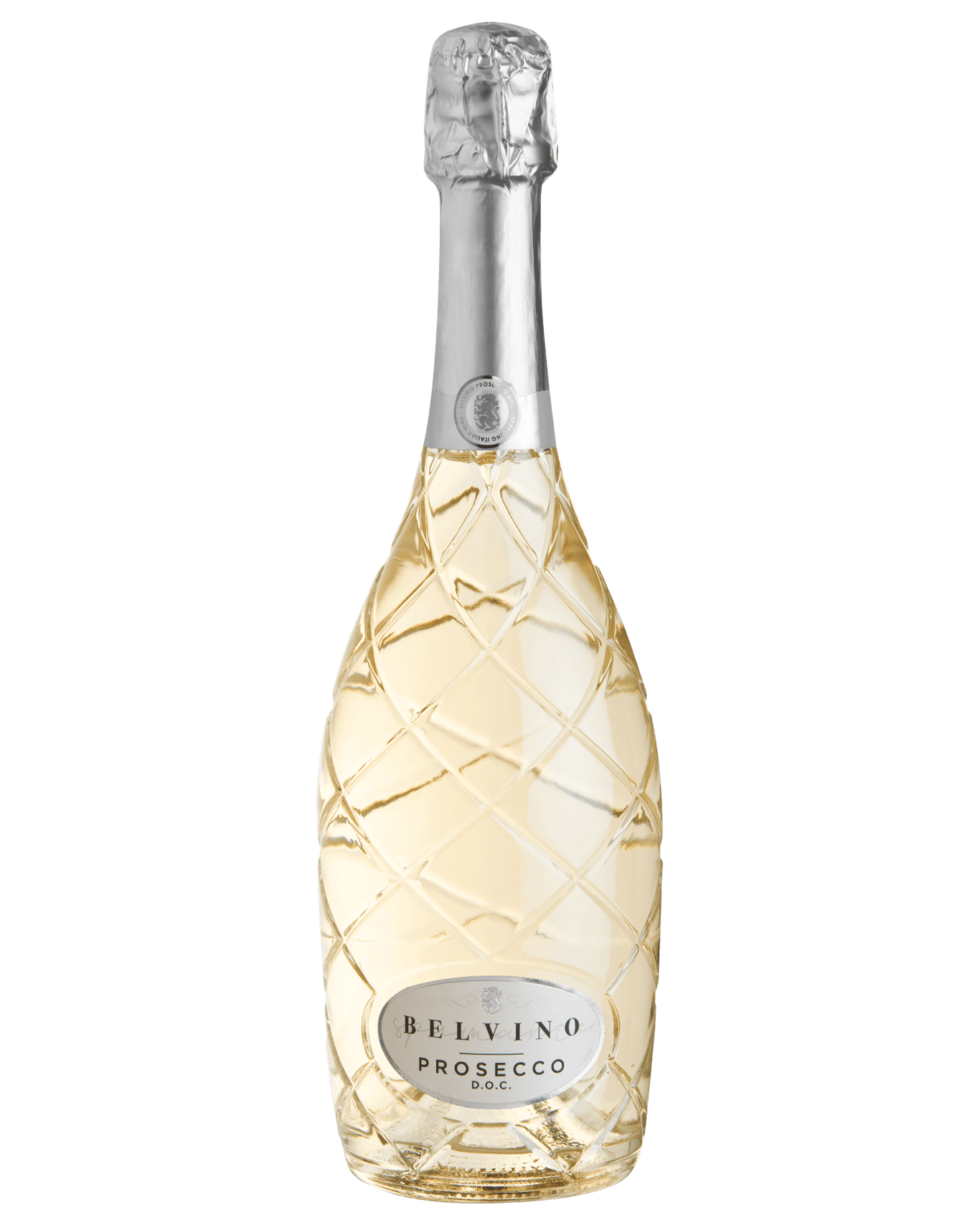 A bottle of Belvino Prosecco DOC