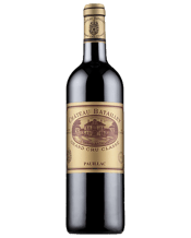  Château Batailley Pauillac<br>2021  750ML Chateau Batailley is a highly regarded 5th growth classified estate, located in the appellation of Pauillac on the left bank of Bordeaux. Owned by the Castéja family of négociants Borie-Manoux, it is one of the oldest estates in the Médoc. A Cabernet Sauvignon dominant blend with smaller components of Merlot, Cabernet Franc and Petit Verdot, it is a solid, classically structured mid-weight Pauillac displaying fresh notes of cassis and a backbone of fine-grained tannins.