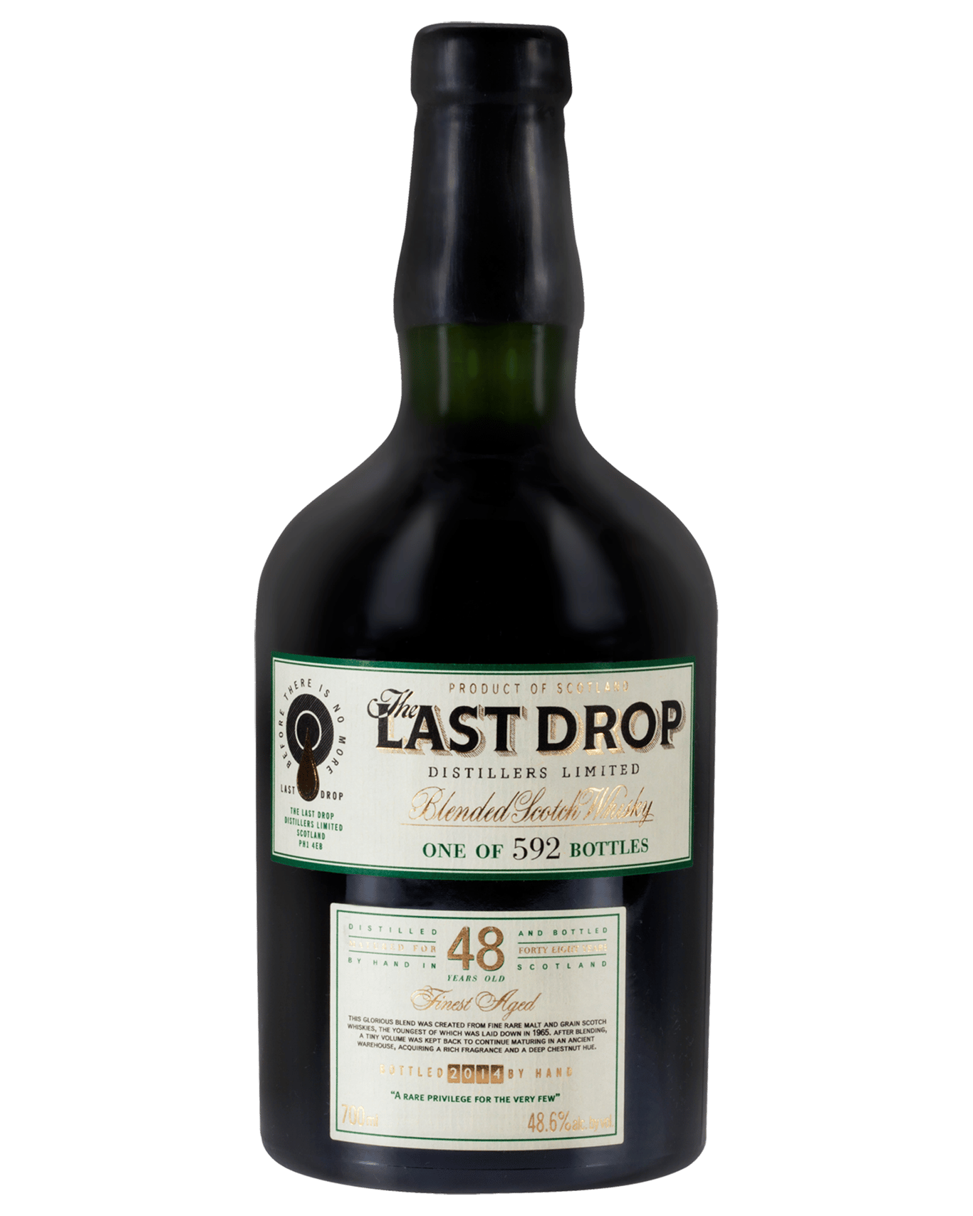Buy The Last Drop 48 Year Old Blended Scotch Whisky 700ml Online Or