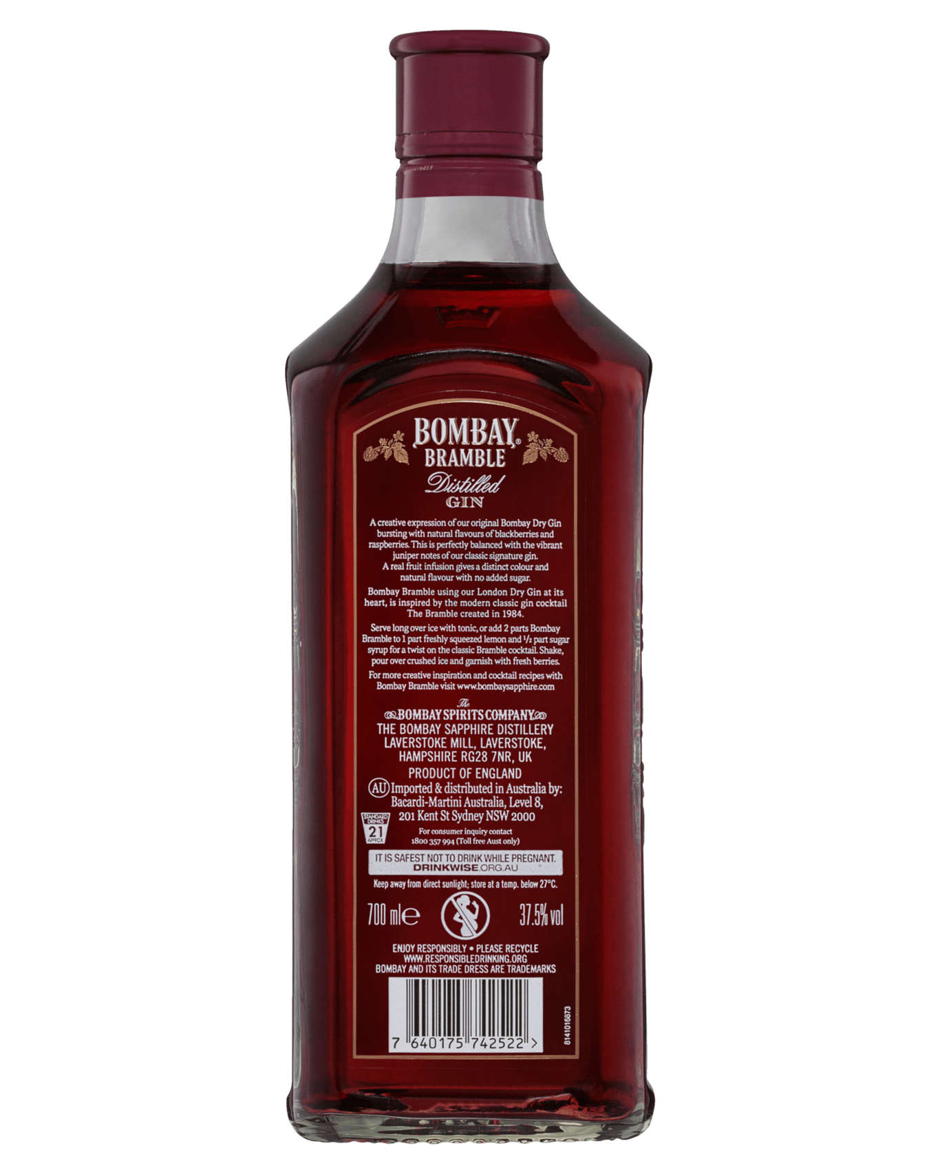 Buy Bombay Sapphire Bramble Gin 700ml Online (Lowest Price Guarantee
