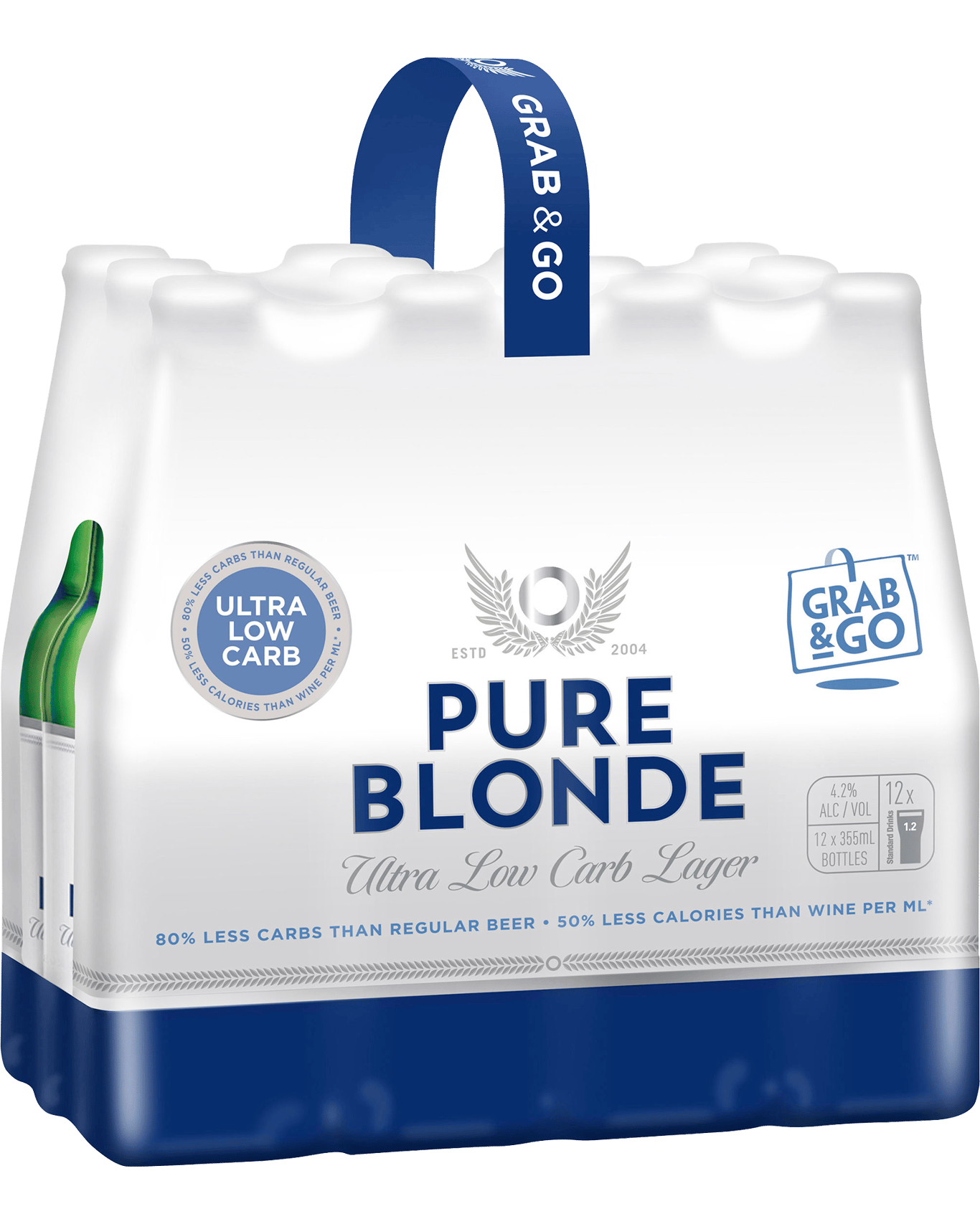 Buy Pure Blonde Ultra Low Carb Lager Bottles 12 Pack 355ml Online (Low Prices) from Dan Murphy