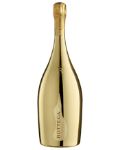 Bottega Gold Prosecco Magnum<br>1.5l 1.5L Gold Prosecco is a Prosecco DOC, obtained by the vinification of Glera grapes. This ultra premium wine was sourced from vineyards near the romantic city of Venice. Bright, straw yellow, fine and persistent perlage. The aroma is typical and refined with fruity green apples, pear, citrus fruits and floral white flowers, acacia, wisteria and lily of the valley notes, sage and spices in the finish. A creamy sensation as the tiny bubbles break across the tongue creates a luxurious feel.