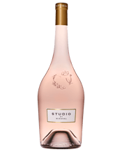 Miraval Studio Rosé Magnum<br>1.5l 1.5L The name of this wine, STUDIO by Miraval, was not chosen by chance. In 1977, jazz musician Jacques Loussier, the owner of the estate at the time, had a recording studio built there, and hosted international artists of the calibre of Pink Floyd, The Cure, Muse, AC/DC, Wham, Sting, The Cranberries, Rammstein, Chris Rea, and French artists such as Indochine, Telephone, and Bashung. Studio Rosé is a pale pink colour with great clarity. The nose is an explosion of freshness with notes of citrus and f