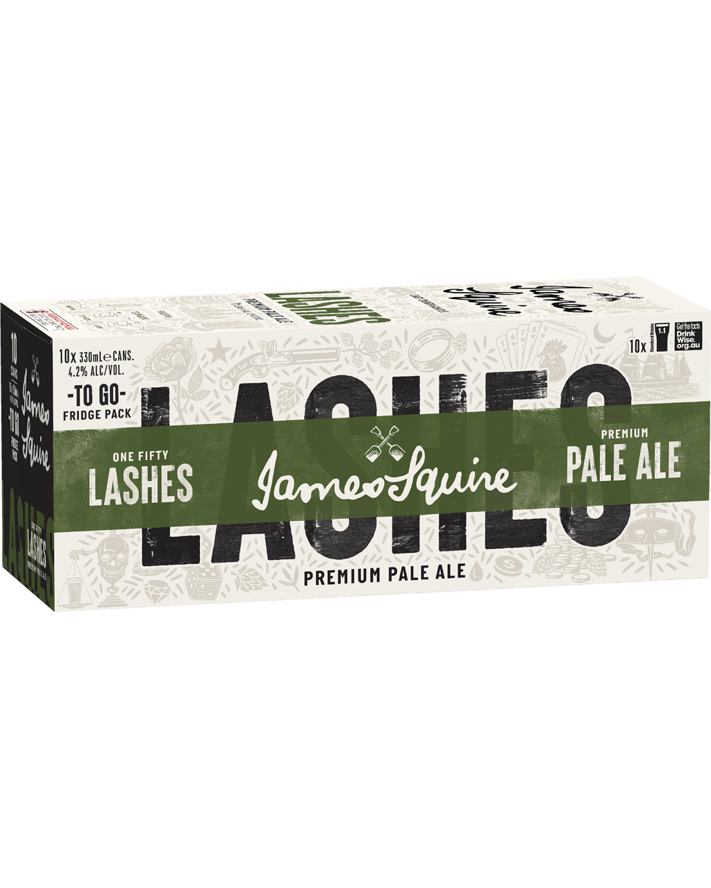 Buy James Squire One Fifty Lashes Pale Ale Cans 10 Pack 330ml Online