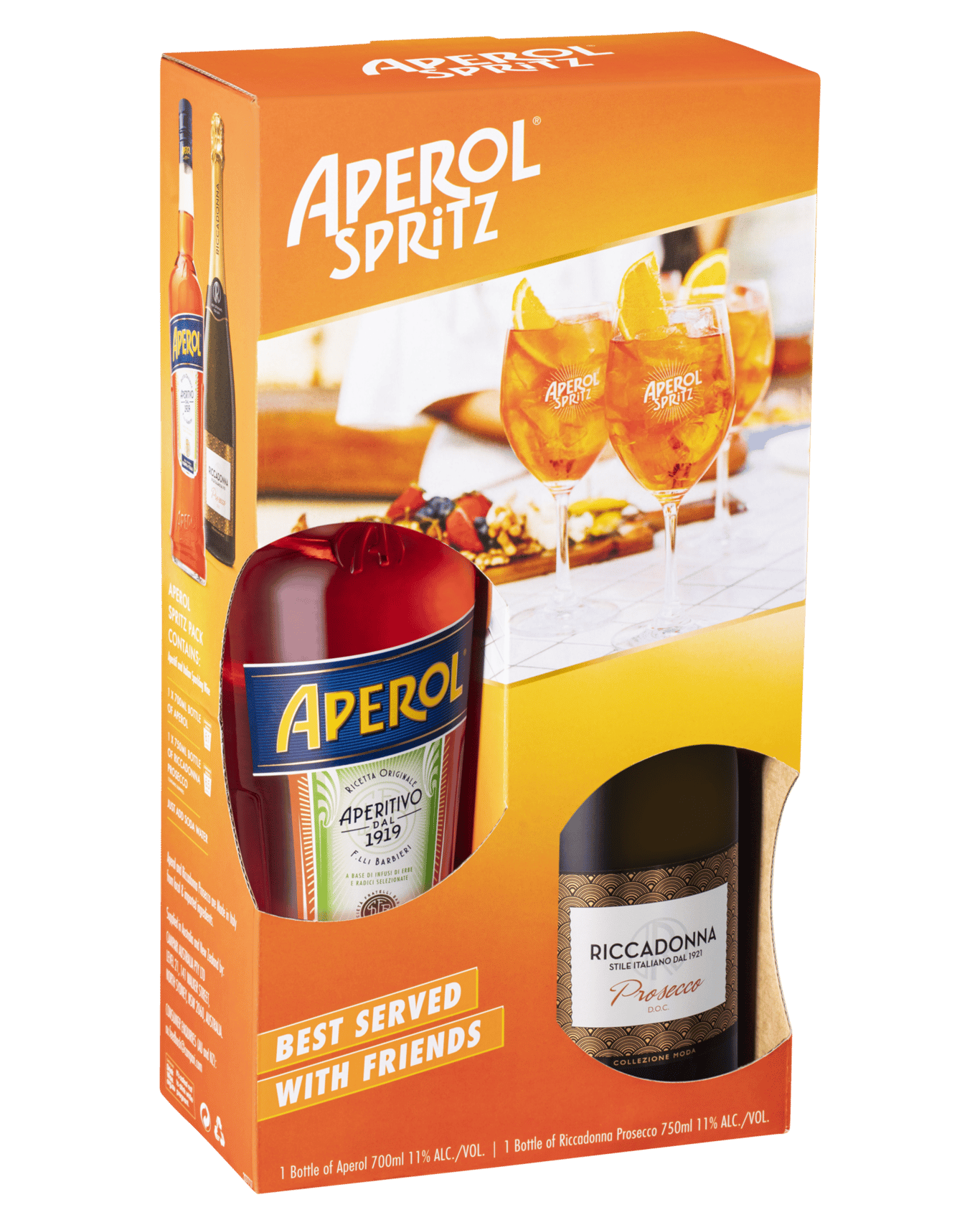 Buy Aperol Spritz And Prosecco Gift Pack Online (Lowest Price Guarantee) Best Deals + Sameday