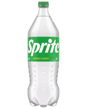 Sprite Lemonade Soft Drink<br>1.25l  1.25L With its clean, crisp, lemon-lime taste, Sprite is a lemonade soft drink with a hit of refreshment. Perfect with meals, as a mixer, on the go or relaxing at home. Sprite soft drink has natural flavours. Sprite is available in cans, mini cans, single serve and sharing size bottles as well as multipacks.
