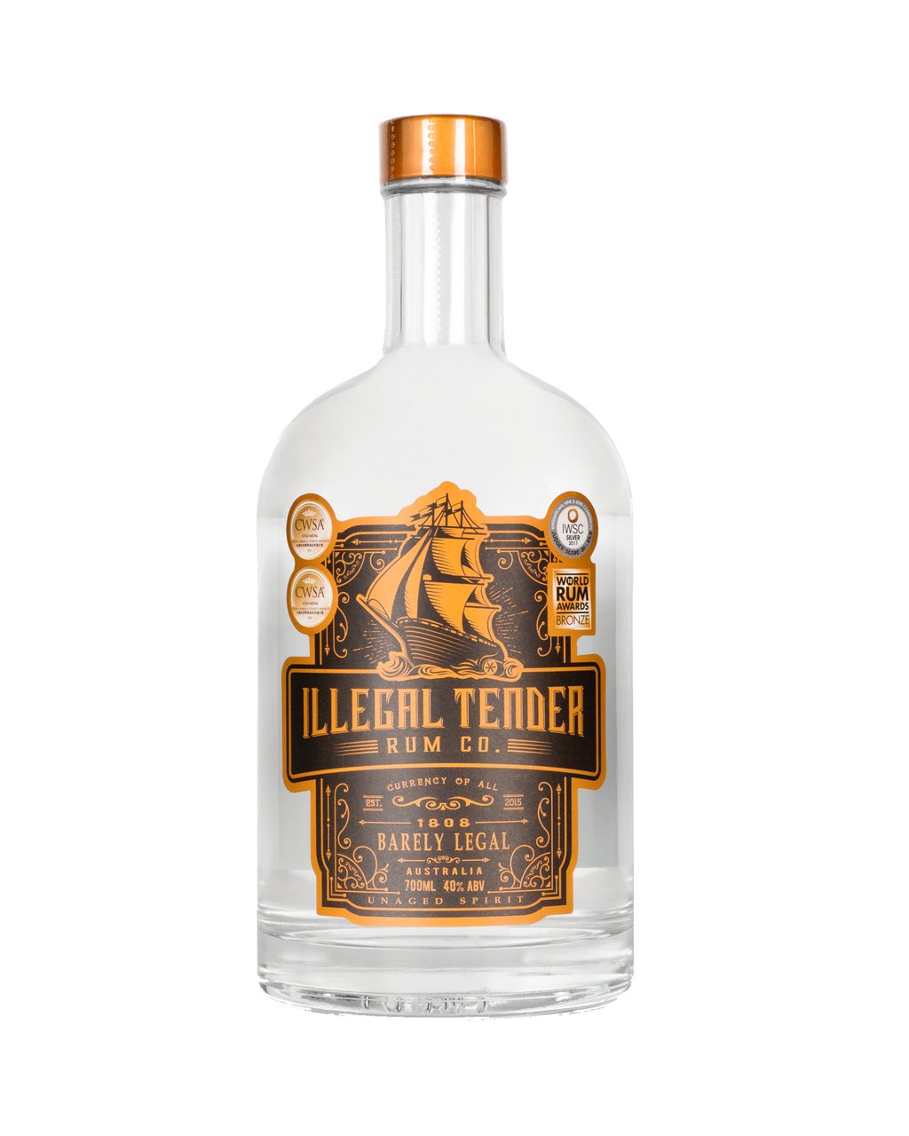 Illegal Tender Illegal Tender 1808 Barely Lgl Rum 700mL Boozy