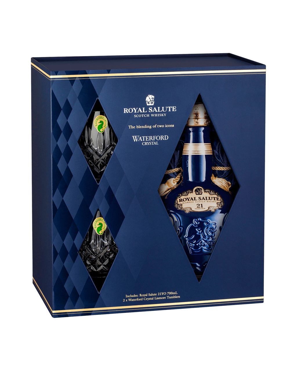 Royal Salute 21 Year Old Scotch Whisky & Waterford Crystal Tumbler Gift Pack (Unbeatable Prices