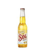  Sol Cerveza Original Bottles<br>330ml  330ML Sol is an easy-drinking, refreshing lager brewed using a recipe that honours its true Mexican heritage since 1899. Sol is a beer for those who are free-spirited and independent. This crisp, clean, golden lager is perfect all year round and complements spicy foods and barbeques dishes.