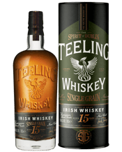  Teeling 15 Year Old Sauv<br>Blanc Cask 700ml  700ML Elevate your whiskey experience with this award-winning gem from Ireland. Crafted with 95% corn and 5% malted barley, it undergoes meticulous aging in ex-Bourbon barrels before being finished in ex-Bordeaux Sauvignon Blanc casks. Bottled at 50% ABV, it delivers vibrant aromas of citrus, green apple, and honeysuckle. The palate dances with zesty pepper, honeydew melon, and a whisper of vanilla sweetness, balanced by delicate pear notes. A dry, lingering finish of subtle fruits leaves you craving