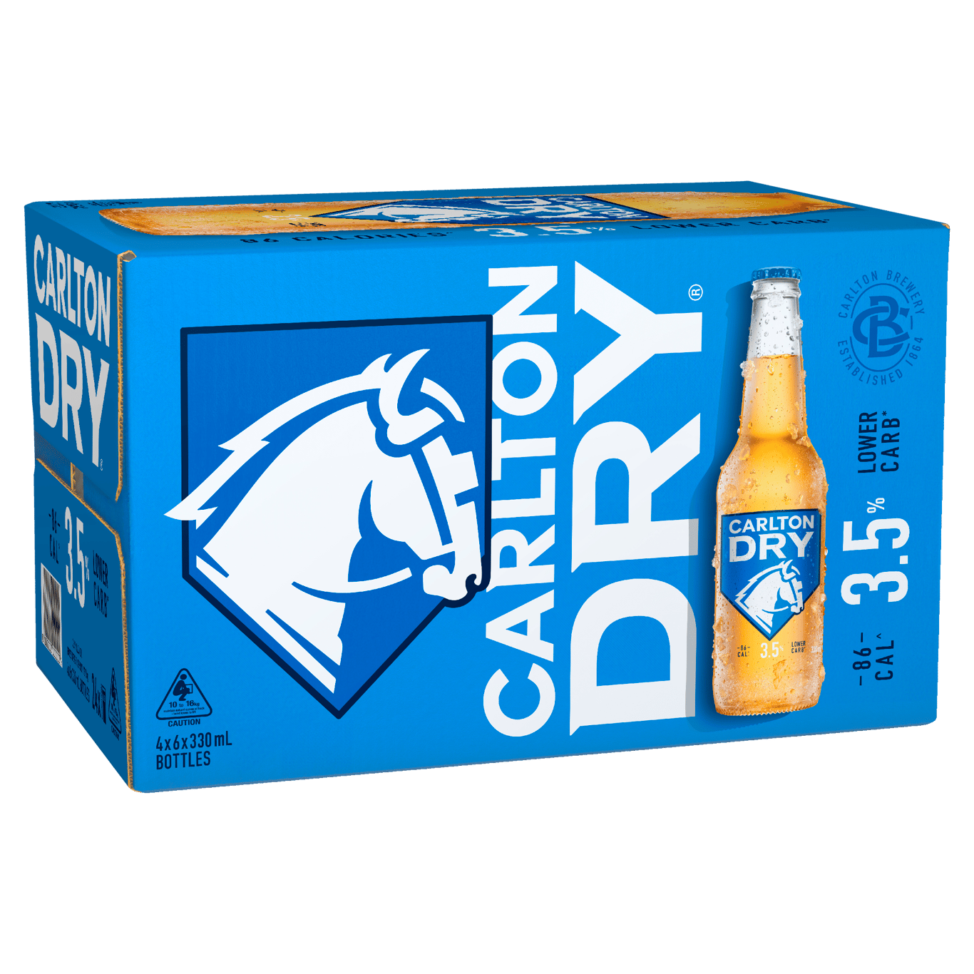 Buy Carlton Dry Mid 3.5% Bottles 330ml Online (Low Prices) from Dan ...