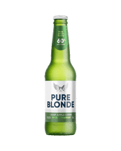  Pure Blonde Crisp Apple<br>Cider Bottle ... 330ML Pure Blonde iconic Cider has 60% less sugar than regular cider. But that doesn’t mean we skimp on taste. With every sip you get a rush of a green apple taste that is fresh, balanced, and slightly tart, that transforms into a clean, crisp, finish with a slight tingle.