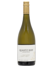  Quartz Reef Pinot Gris  750mL Don’t miss this rare chance to secure a magnificent wine from a top producer that’s in seriously short supply. Made by an acclaimed winemaker at the top of their game, this is a slice of wine history you don’t want to miss. Add it to your collection while you can.