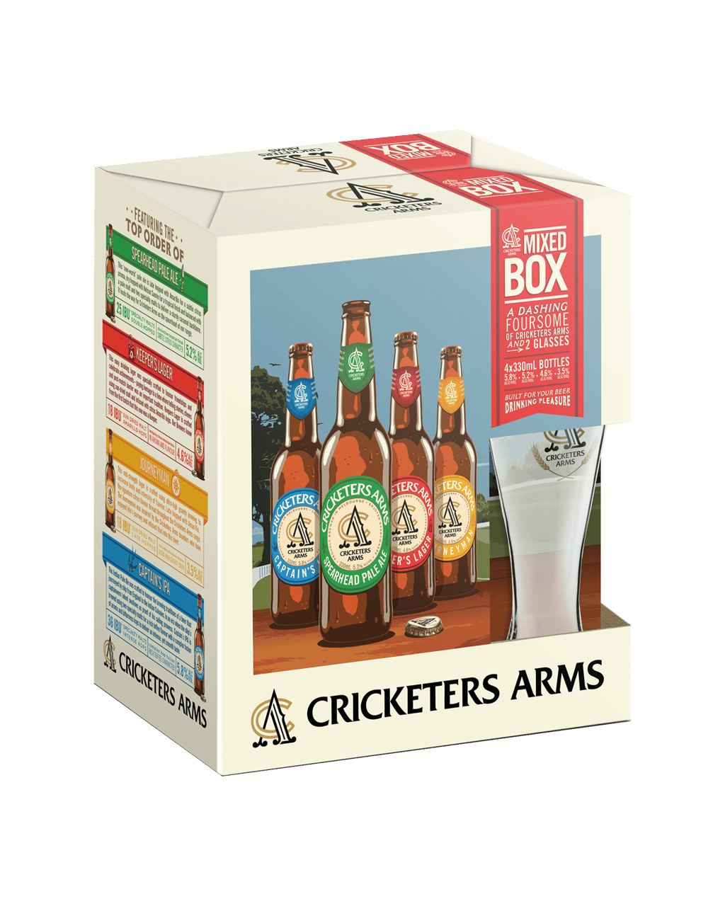 Buy Cricketers Arms Mixed Beer Gift Pack Online (Lowest Price Guarantee) Best Deals + Sameday