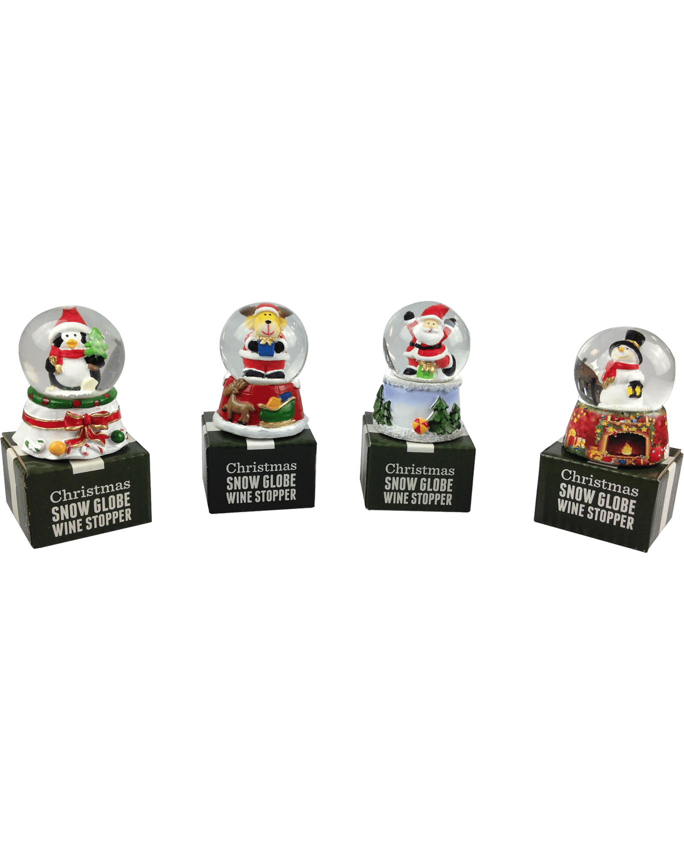 Buy Christmas Snow Globe Wine Stoppers Online (Lowest Price Guarantee
