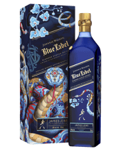  Johnnie Walker Blue Label<br>Limited Edition... 750ML Regarded by many as the most enigmatic of all Zodiac animals, the Snake is renowned for the ability to renew itself. Reimagined by Asian-American artist and cultural pioneer James Jean, three Snakes representing three attributes of wisdom, intelligence and intuition, are surrounded by blooming flowers, shedding their skins to embrace the next chapter in life. Johnnie Walker Blue Label Year of the Snake illustrated an auspicious ambition for constant progression and self-reinvention.