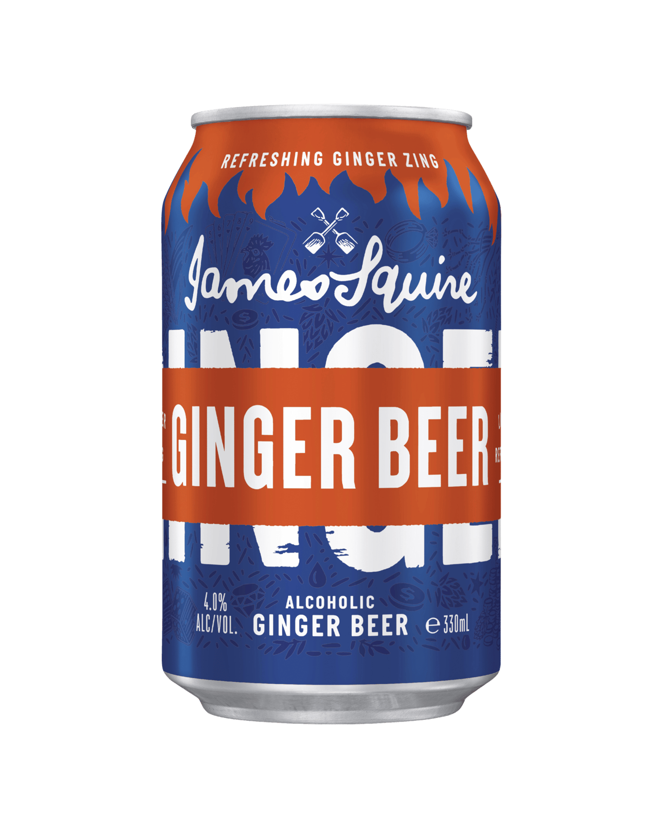 Buy James Squire Ginger Beer Cans 330ml Online (Low Prices) from Dan Murphy