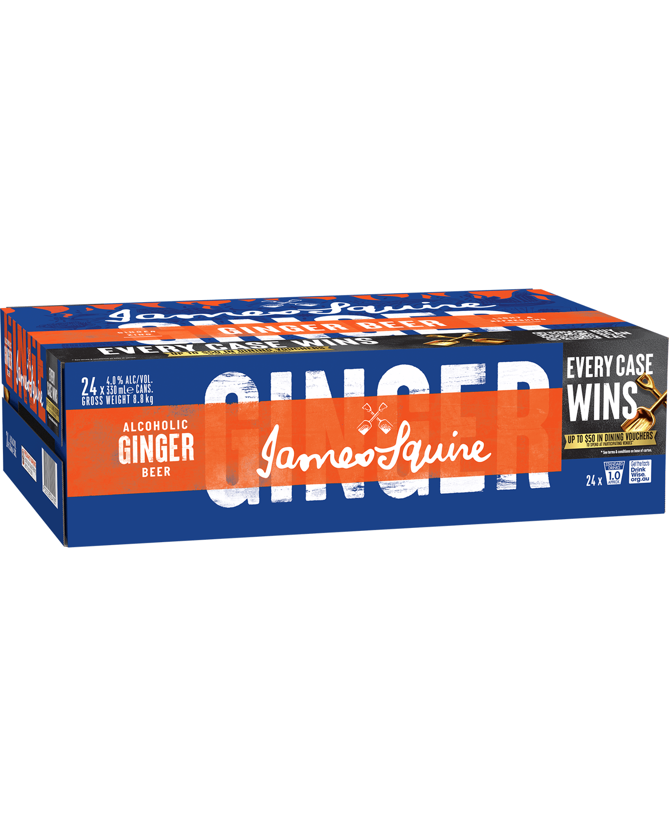 Buy James Squire Ginger Beer Can 330ml Online (Lowest Price Guarantee